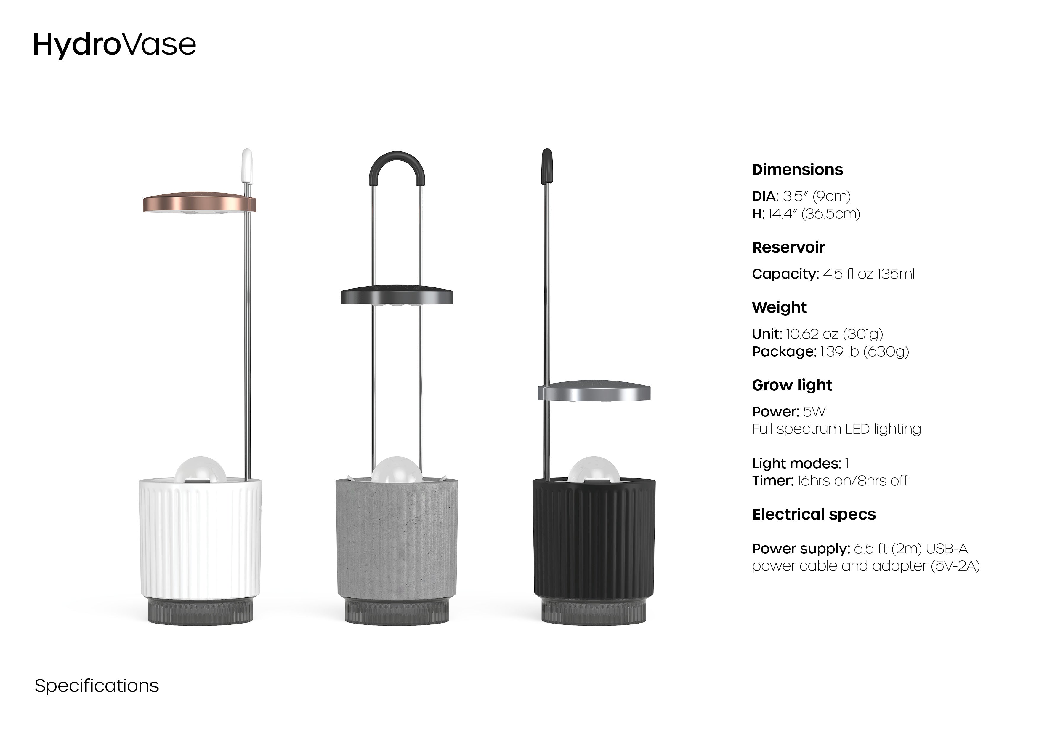 Ermonix HydroVase - Black